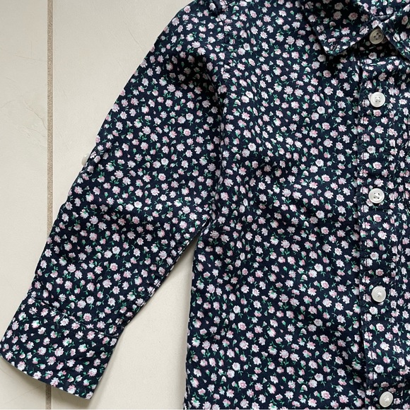 Gap Kids 3T Boys Linen Floral Button Down Shirt - Picture 5 of 10